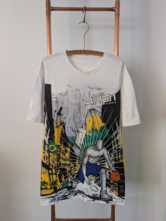And1 Other - 🏀 AND1 🏀 Vintage Y2K "All-Over Print" (AOP) Streetball T-shirt (Unworn)